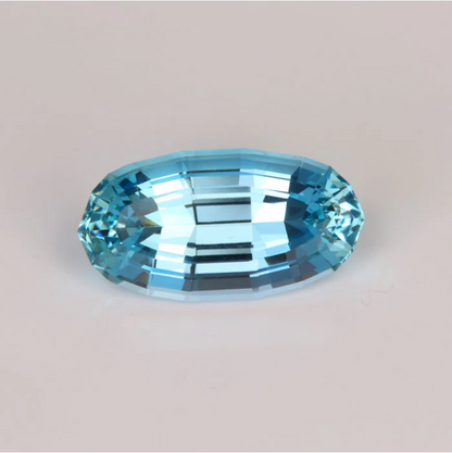 TEST Stepped Oval Cut Aquamarine 6.85 Carats