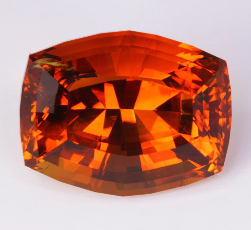 TEST Antique Cushion Citrine Gemstone 13.55 Carats from Uraguay