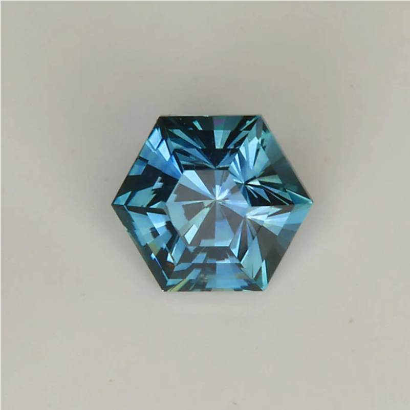 TEST Hexagonal Cut Sapphire 1.35 Carat from Montana