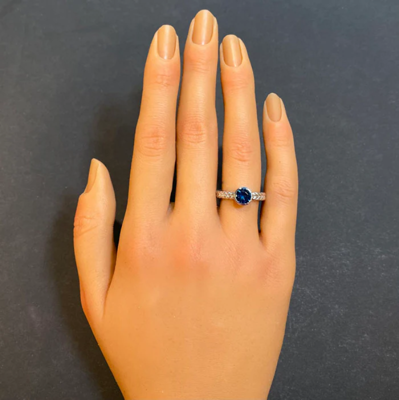 TEST Montana Sapphire Ring 1.23 Carats