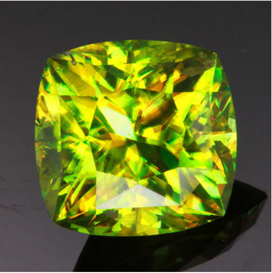 TEST Square Cushion Sphene 16.83 Carats